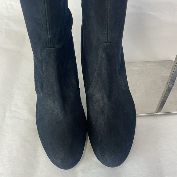 Stuart Weitzman tall shaft Boots- blk suede. excellent quality! - Picture 7 of 15